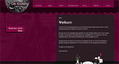 Desktop Screenshot of dekrater.be